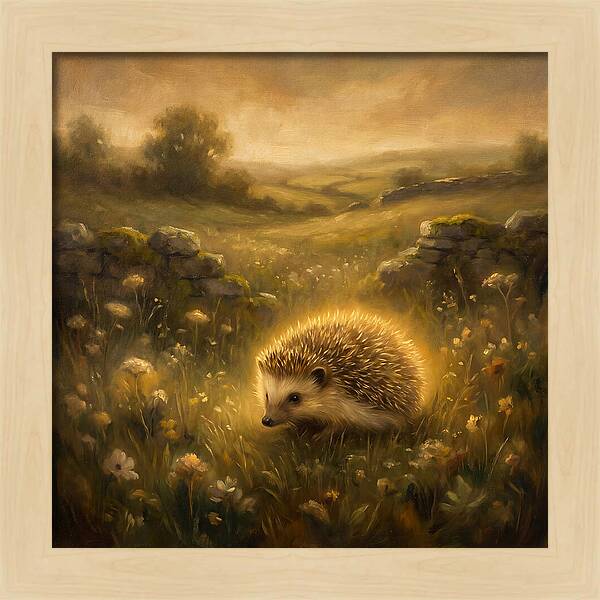 Hedgehog In Meadow