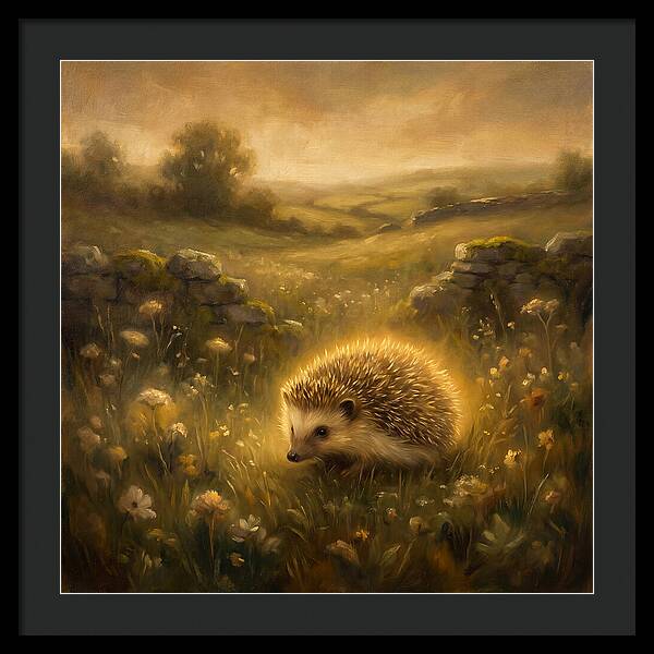 Hedgehog In Meadow