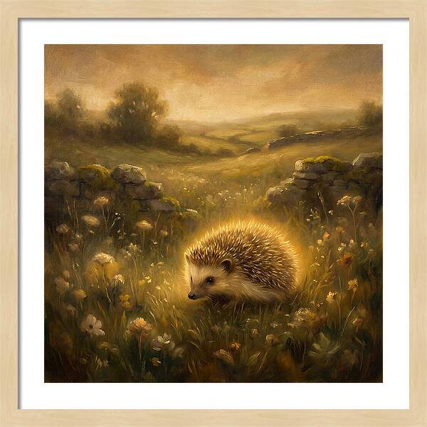 Hedgehog In Meadow