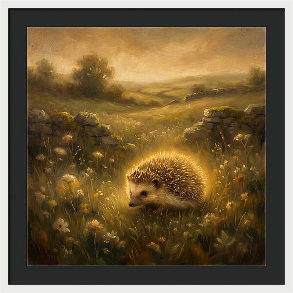 Hedgehog In Meadow