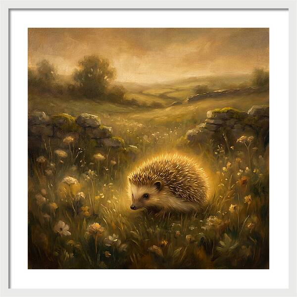 Hedgehog In Meadow