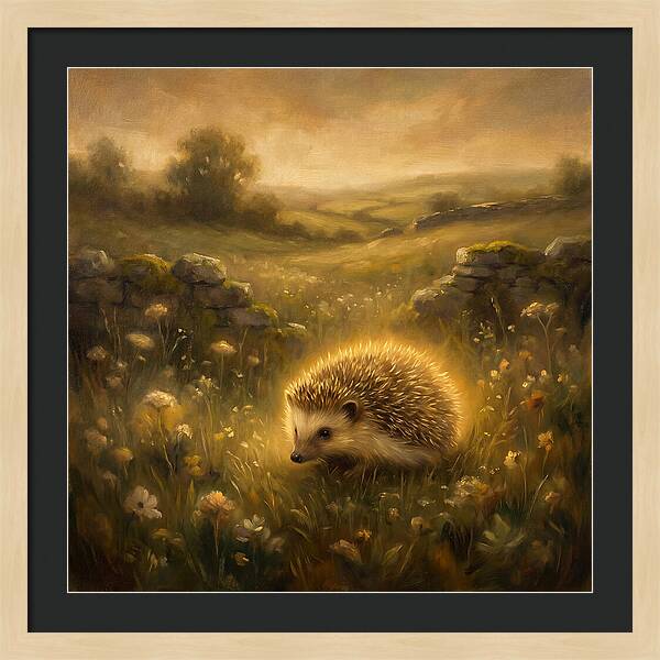 Hedgehog In Meadow