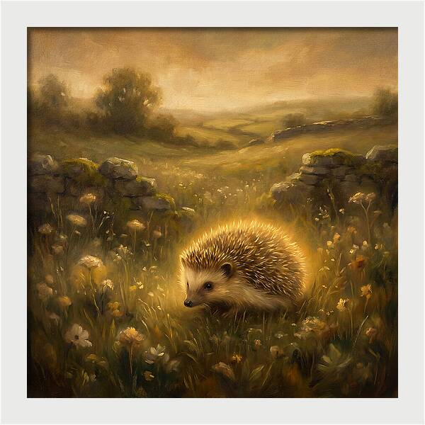 Hedgehog In Meadow