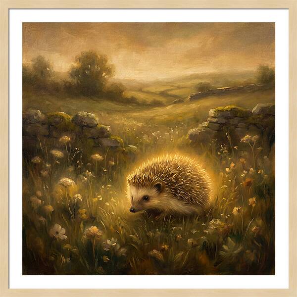 Hedgehog In Meadow