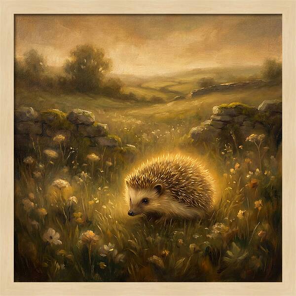 Hedgehog In Meadow