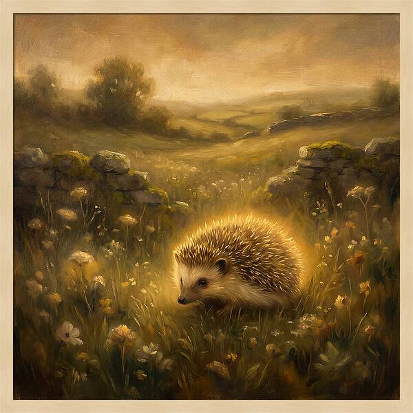Hedgehog In Meadow