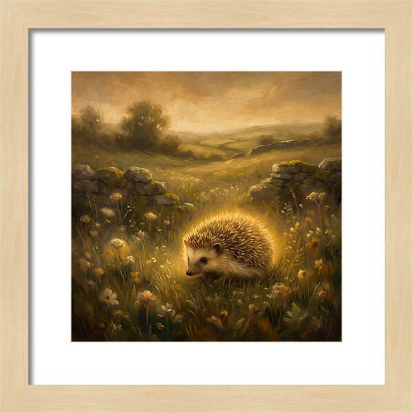 Hedgehog In Meadow