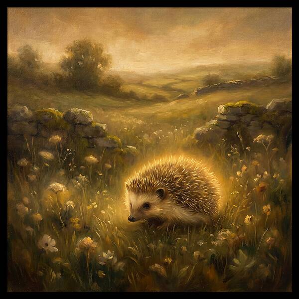Hedgehog In Meadow
