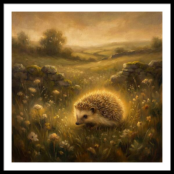 Hedgehog In Meadow