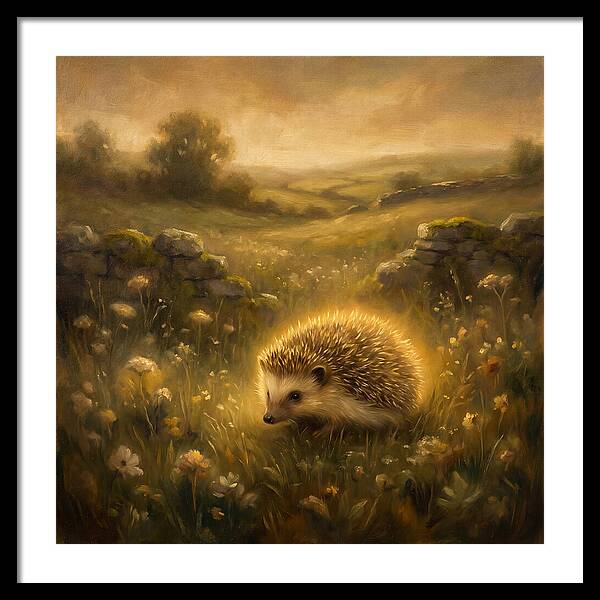 Hedgehog In Meadow