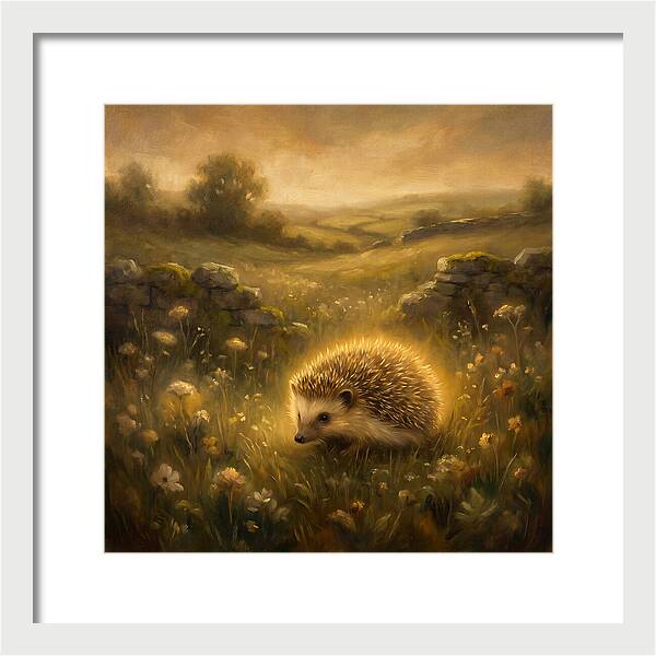 Hedgehog In Meadow
