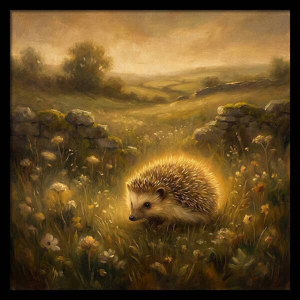 Hedgehog In Meadow