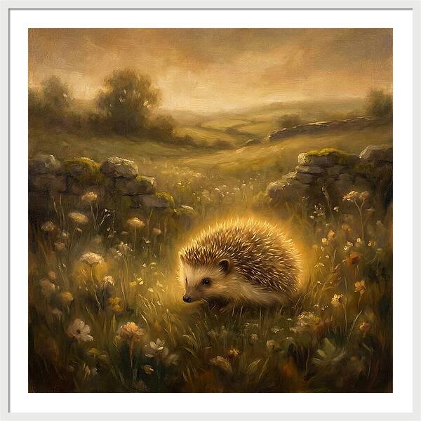 Hedgehog In Meadow