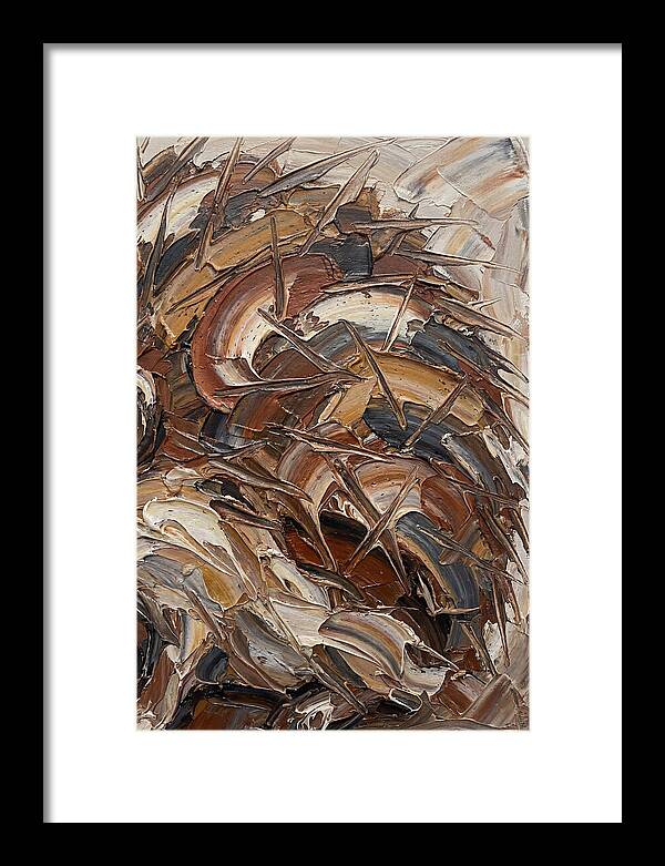Hedgehog In Textured Earth Tones