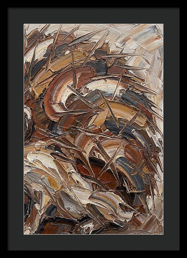 Hedgehog In Textured Earth Tones