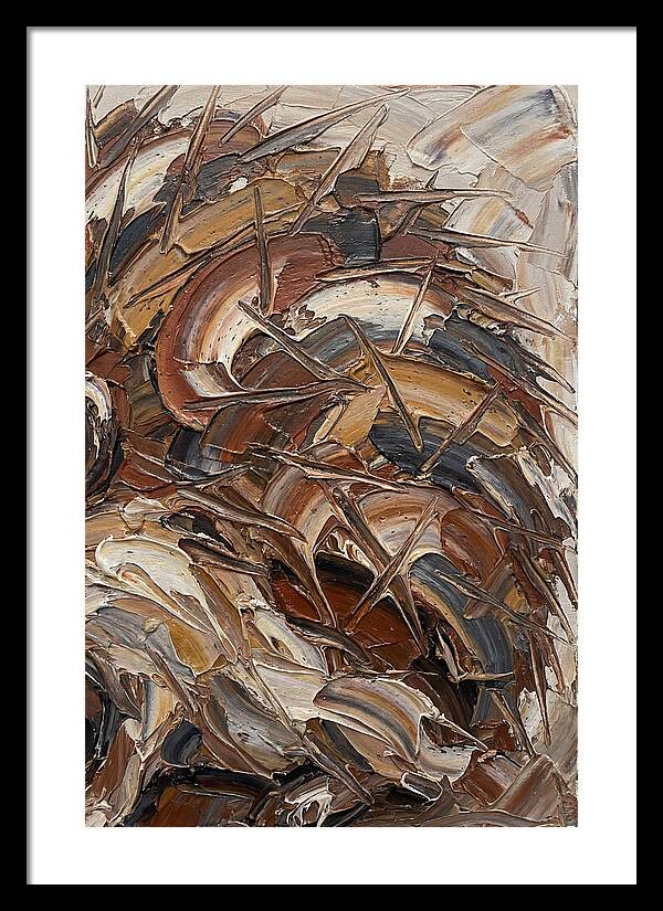 Hedgehog In Textured Earth Tones
