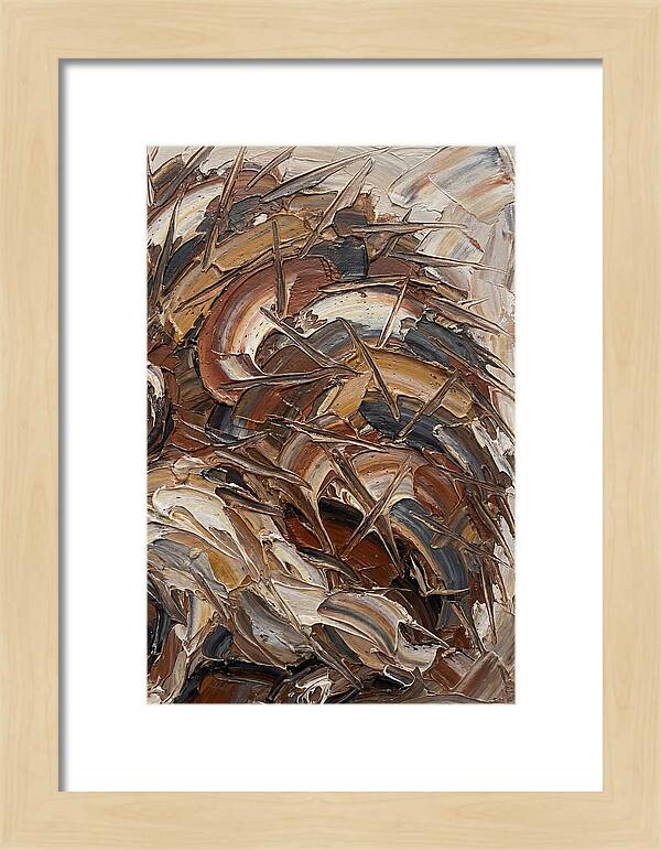 Hedgehog In Textured Earth Tones