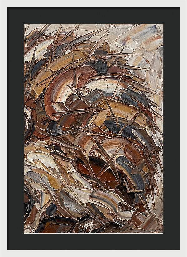 Hedgehog In Textured Earth Tones