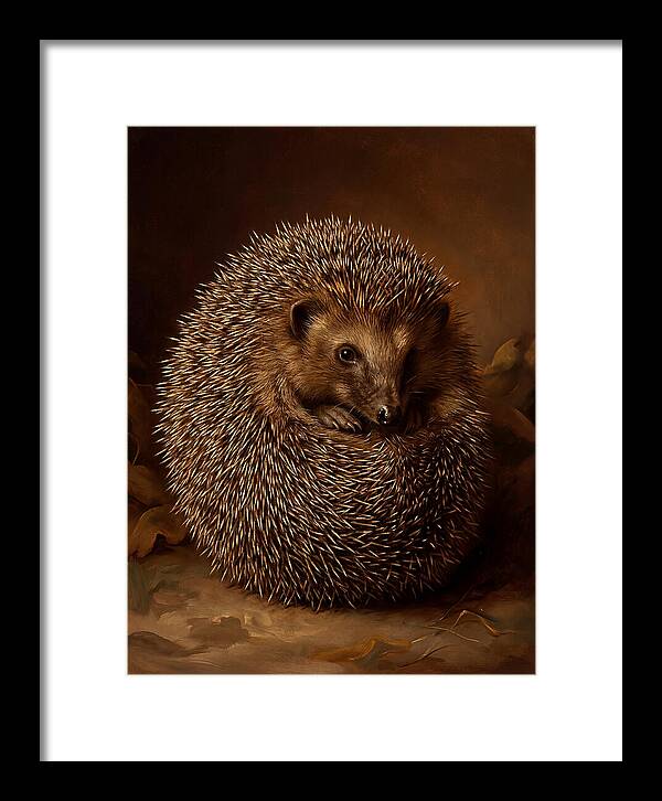 Hedgehog In Warm Embrace