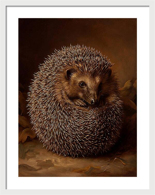 Hedgehog In Warm Embrace
