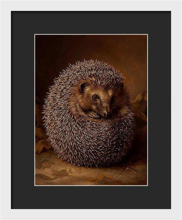 Hedgehog In Warm Embrace