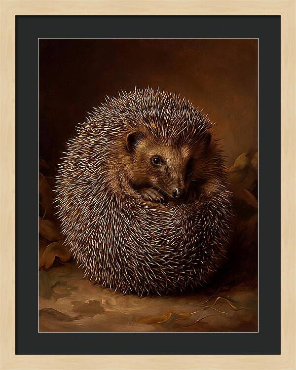 Hedgehog In Warm Embrace