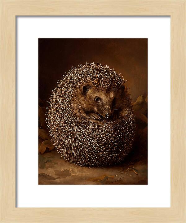 Hedgehog In Warm Embrace