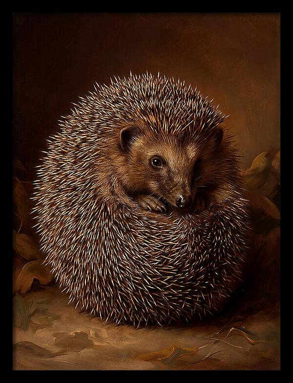 Hedgehog In Warm Embrace