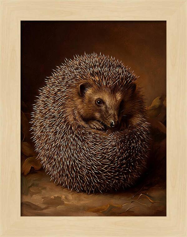 Hedgehog In Warm Embrace