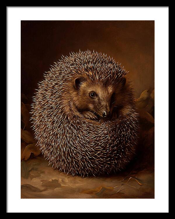 Hedgehog In Warm Embrace