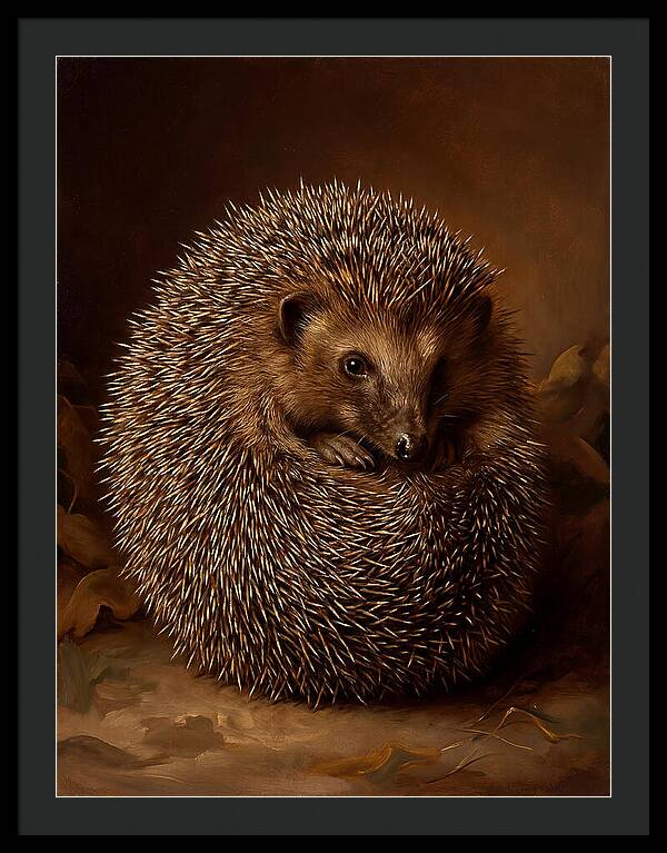 Hedgehog In Warm Embrace
