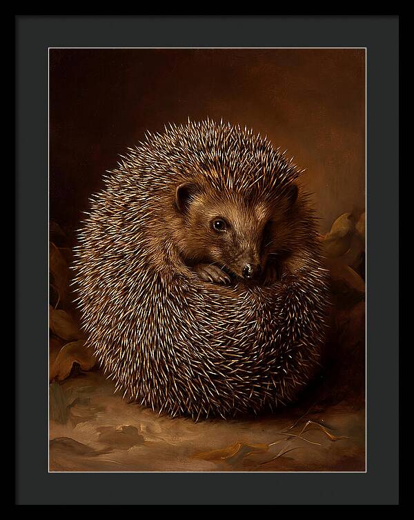Hedgehog In Warm Embrace