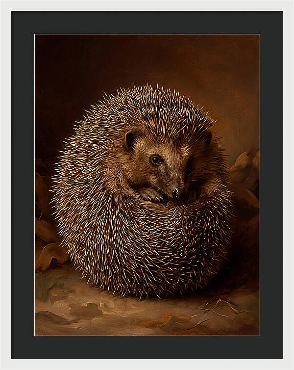 Hedgehog In Warm Embrace