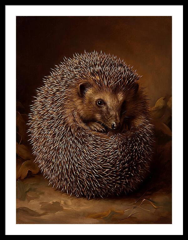 Hedgehog In Warm Embrace