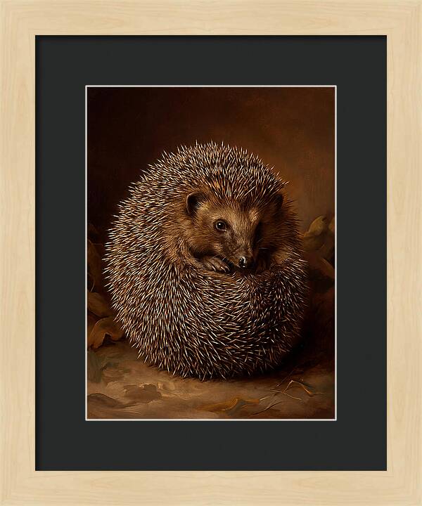 Hedgehog In Warm Embrace