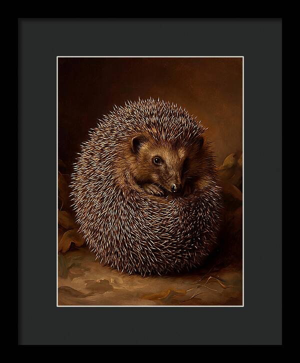 Hedgehog In Warm Embrace