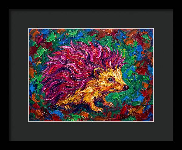 Hedgehog With Vibrant Fur