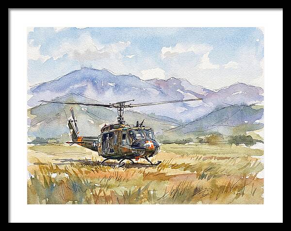 Helicopter In The Meadow