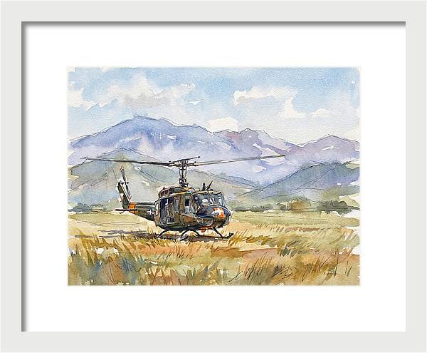 Helicopter In The Meadow