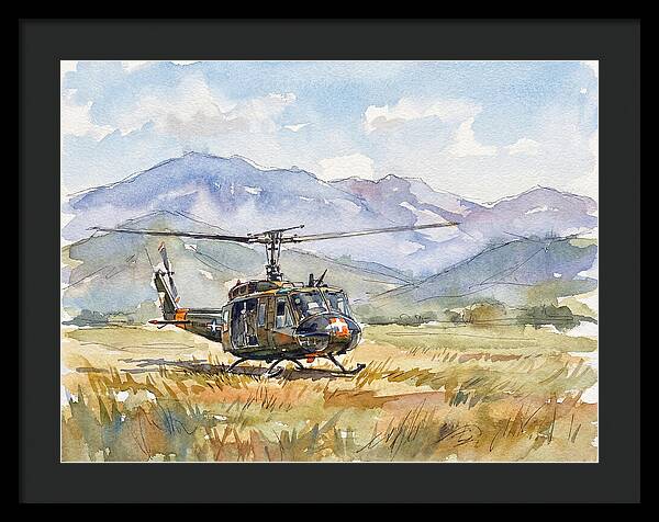 Helicopter In The Meadow