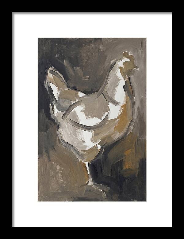 Hen Minimalist Composition