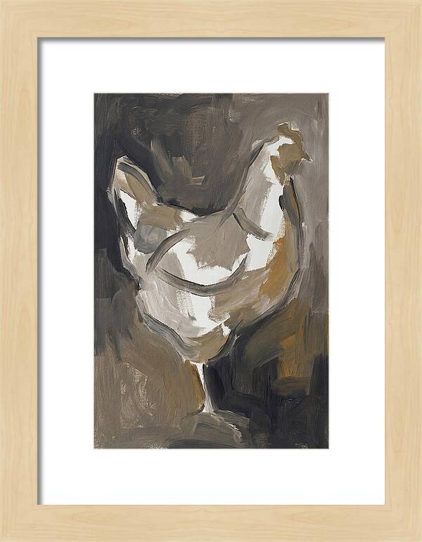 Hen Minimalist Composition