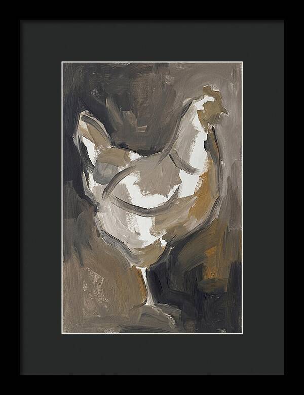 Hen Minimalist Composition