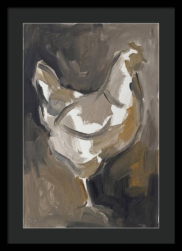 Hen Minimalist Composition