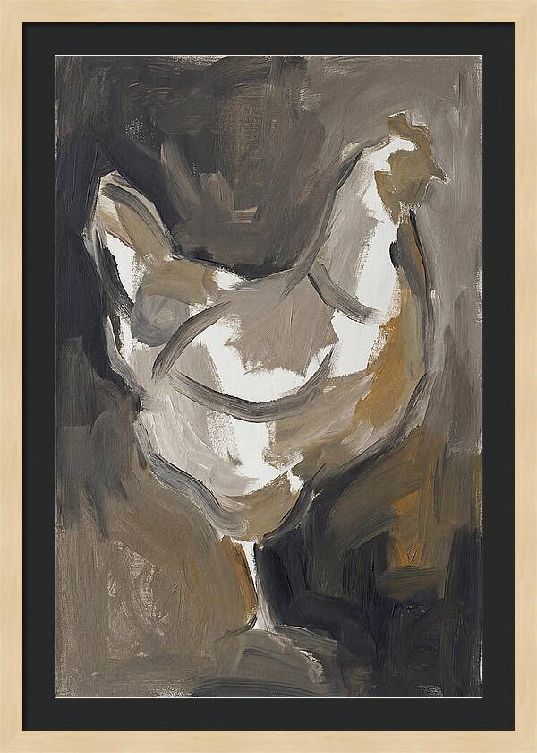 Hen Minimalist Composition