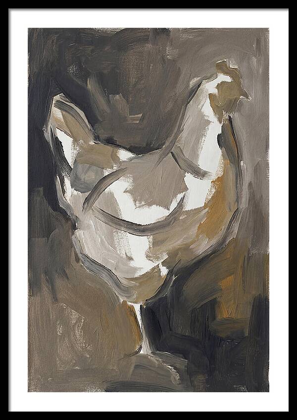 Hen Minimalist Composition