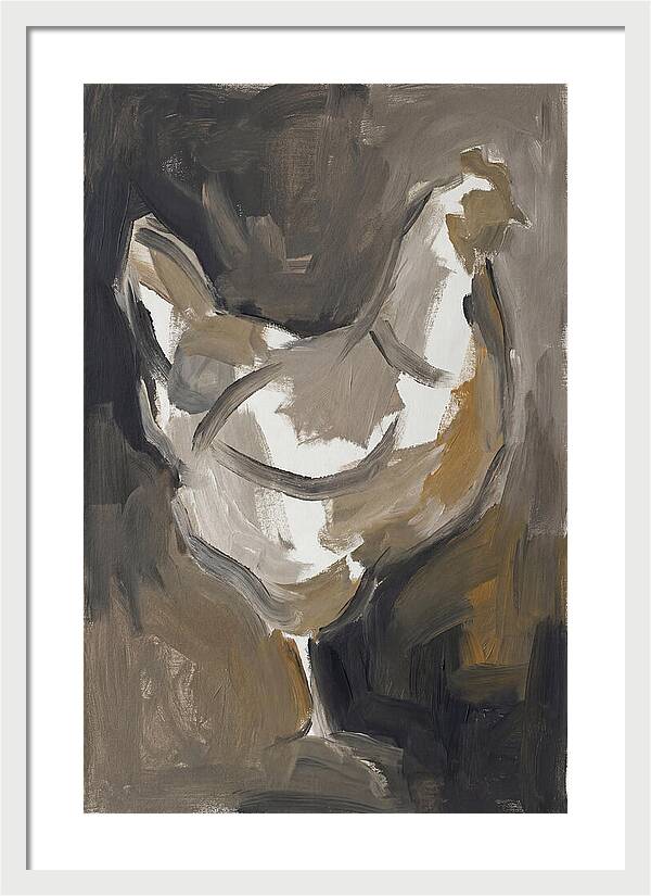 Hen Minimalist Composition