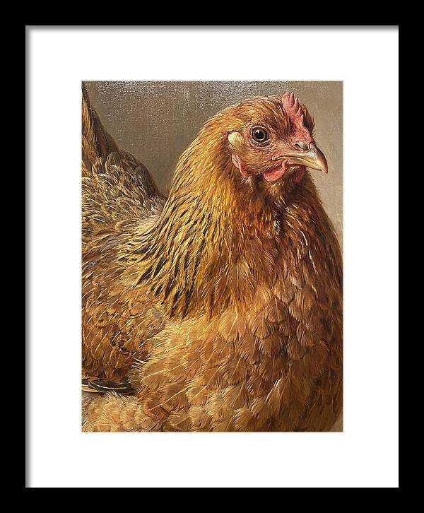 Hen Realism Portrait