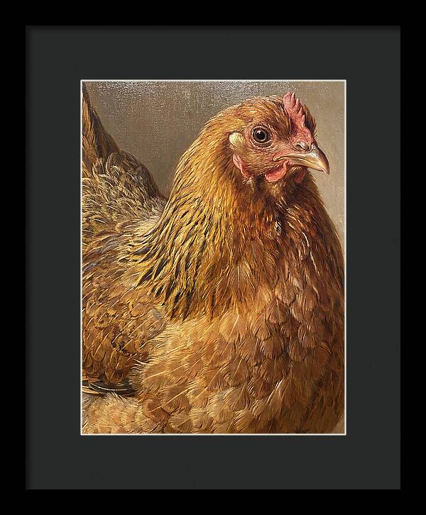 Hen Realism Portrait