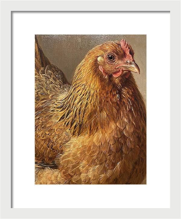 Hen Realism Portrait